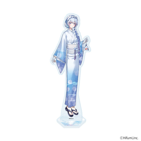 『藍月なくる棗いつき無來ナツメイツキ』アクリルスタンド01/藍月なくる 浴衣ver.(描き起こしイラスト)