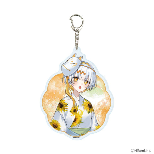 『藍月なくる棗いつき無來ナツメイツキ』デカアクリルキーホルダー04/ナツメイツキ 浴衣ver.(描き起こしイラスト)