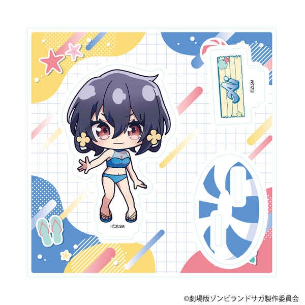 『ゾンビランドサガ ゆめぎんがパラダイス』アクリルスタンドプレート03/水野愛 水着ver.(ミニキャライラスト)