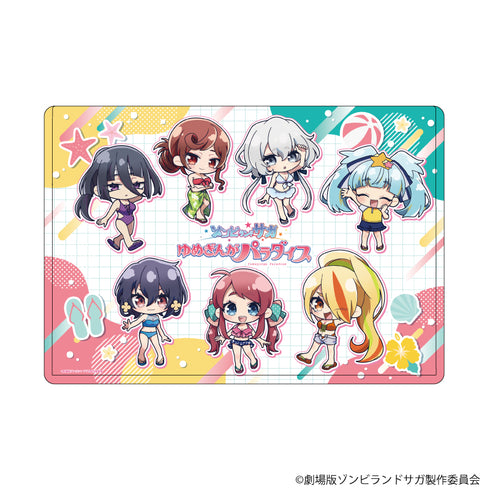 『ゾンビランドサガ ゆめぎんがパラダイス』キャラクリアケース03/集合デザイン 水着ver.(ミニキャライラスト)