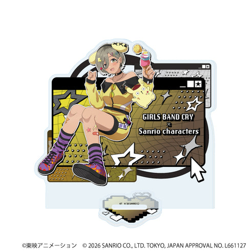 『ガールズバンドクライ×サンリオキャラクターズ』アクリルスタンド32/ルパ×ポムポムプリン(コラボイラスト)