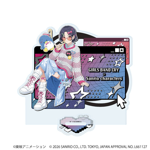 『ガールズバンドクライ×サンリオキャラクターズ』アクリルスタンド34/ナナ×タキシードサム(コラボイラスト)