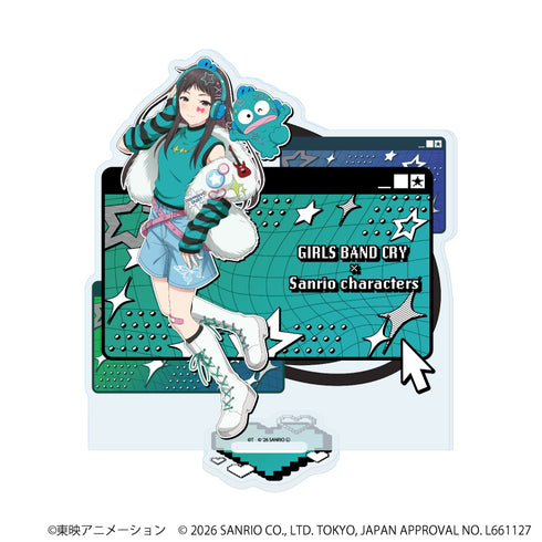 『ガールズバンドクライ×サンリオキャラクターズ』アクリルスタンド35/リン×ハンギョドン(コラボイラスト)