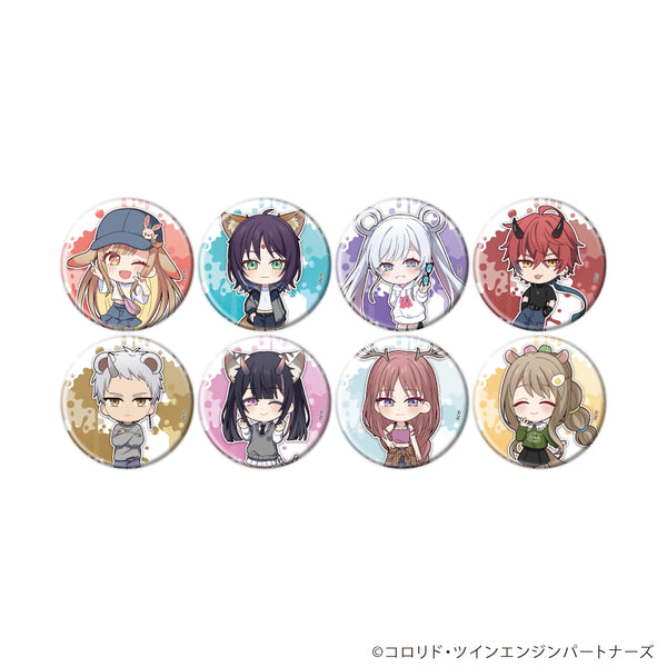 『超かぐや姫!』缶バッジ02/コンプリートセット(全8種)(ミニキャライラスト)