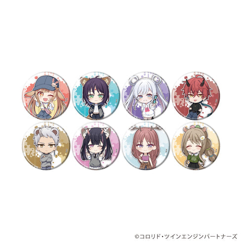 『超かぐや姫!』缶バッジ02/ブラインド(全8種)(ミニキャライラスト)【BOX】【202608再販】
