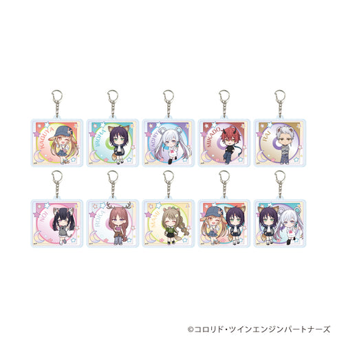 『超かぐや姫!』アクリルキーホルダー01/ブラインド(全10種)(ミニキャライラスト)【BOX】【202608再販】