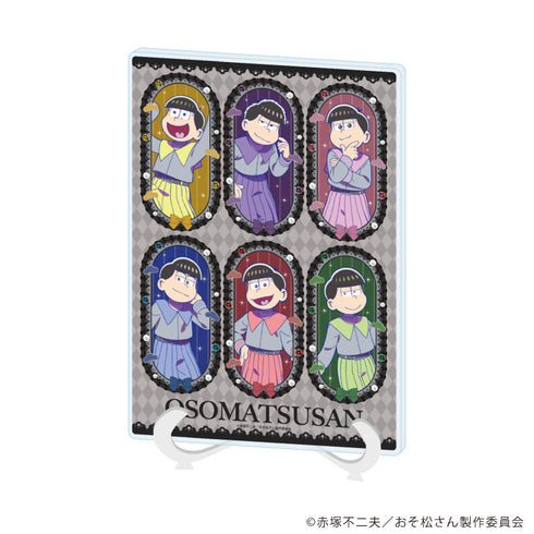 『おそ松さん』アクリルアートボード(A5サイズ)01/コマ割りデザイン 和風セーラーver.(描き下ろしイラスト)【202608再販】