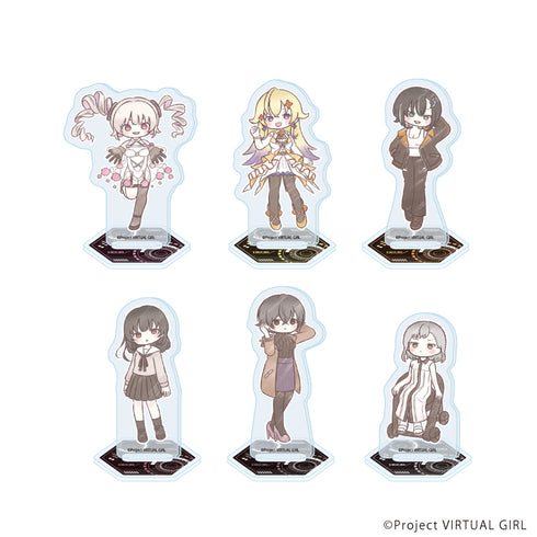 『VIRTUAL GIRL @ WORLD'S END』アクリルぷちスタンド01/コンプリートセット(全6種)(グラフアートイラスト)