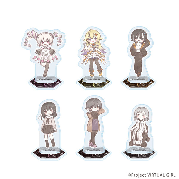 『VIRTUAL GIRL @ WORLD'S END』アクリルぷちスタンド01/コンプリートセット(全6種)(グラフアートイラスト)
