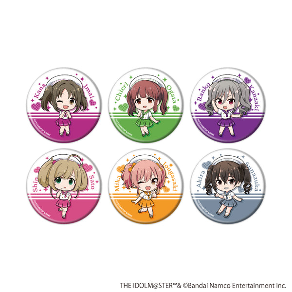 『アイドルマスター シンデレラガールズ』缶バッジ25/マリンセーラーver. コンプリートセット(全6種)(ミニキャライラスト)