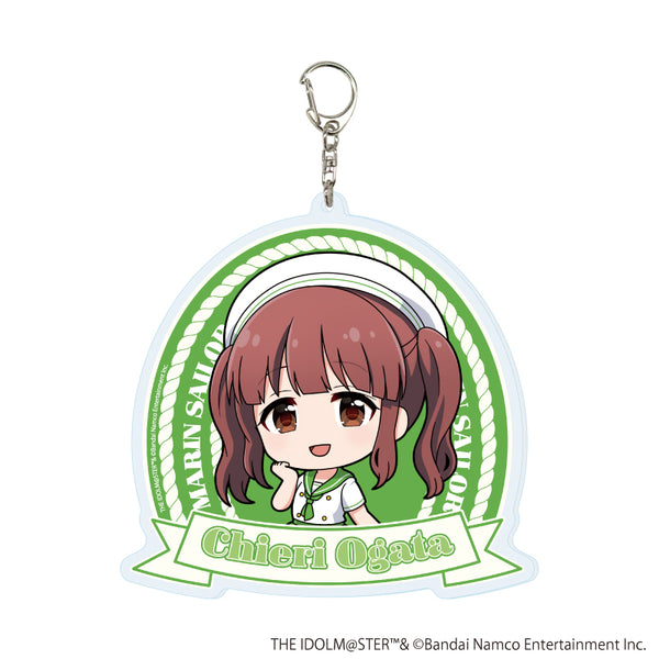 『アイドルマスター シンデレラガールズ』デカアクリルキーホルダー25/緒方智絵里 マリンセーラーver.(ミニキャライラスト)