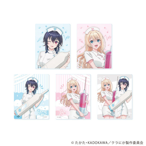 『クラスで2番目に可愛い女の子と友だちになった』アクリルカード01/ナースver. コンプリートセット(全5種)(描き下ろしイラスト)