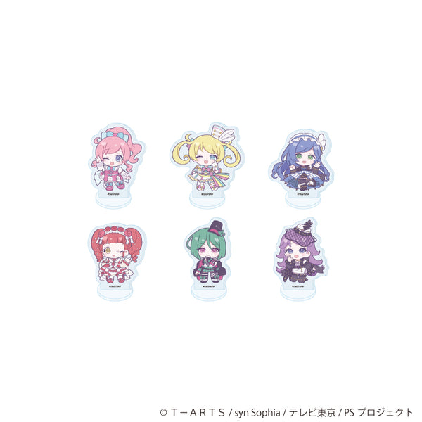 《Pretty系列》亚克力迷你立牌05/闪亮Pretty☆Chan 穿搭变身版 全套组合(共6种)(迷你角色插画)
