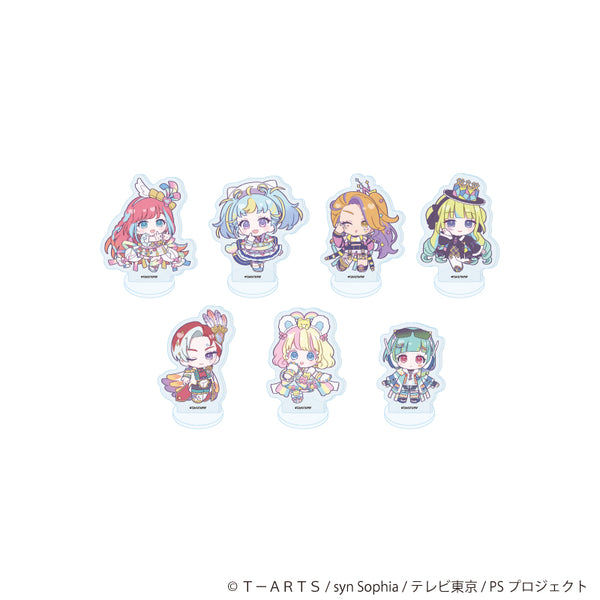 《Pretty系列》亚克力迷你立牌06/Waccha Pretty Magic!穿搭变身版 全套组合(共7种)(迷你角色插画)