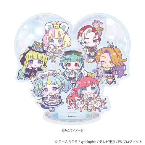 "Pretty Series" Acrylic Diorama 06 / Waccha Pretty Magic! Outfit Arrangement Ver. (Mini Character Illustration)