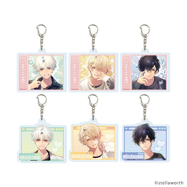 『#Sweet IRL』アクリルキーホルダー『#Sweet IRL』01/コンプリートセット(全6種)(公式イラスト)