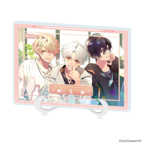 『#Sweet IRL』アクリルアートボード(A5サイズ)『#Sweet IRL』01/集合デザイン(公式イラスト)