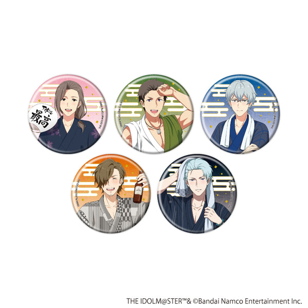 『アイドルマスター SideM』缶バッジ43/浴衣ver. コンプリートセット(全5種)(描き下ろしイラスト)