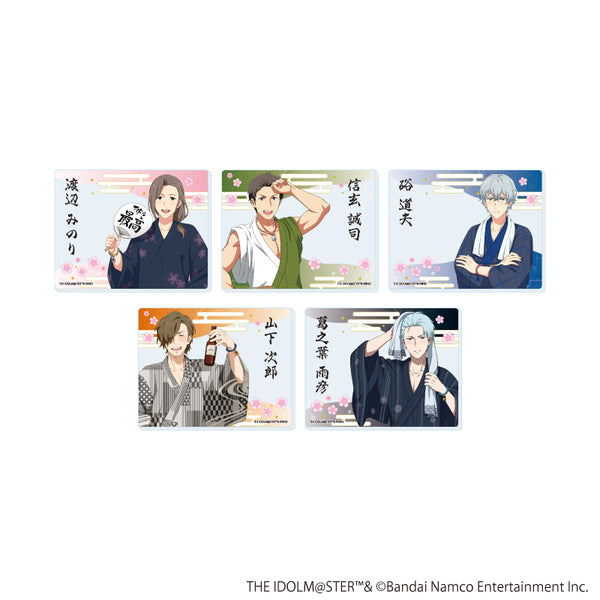『アイドルマスター SideM』アクリルカード23/浴衣ver. コンプリートセット(全5種)(描き下ろしイラスト)