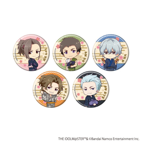 『アイドルマスター SideM』缶バッジ44/浴衣ver. コンプリートセット(全5種)(ミニキャライラスト)