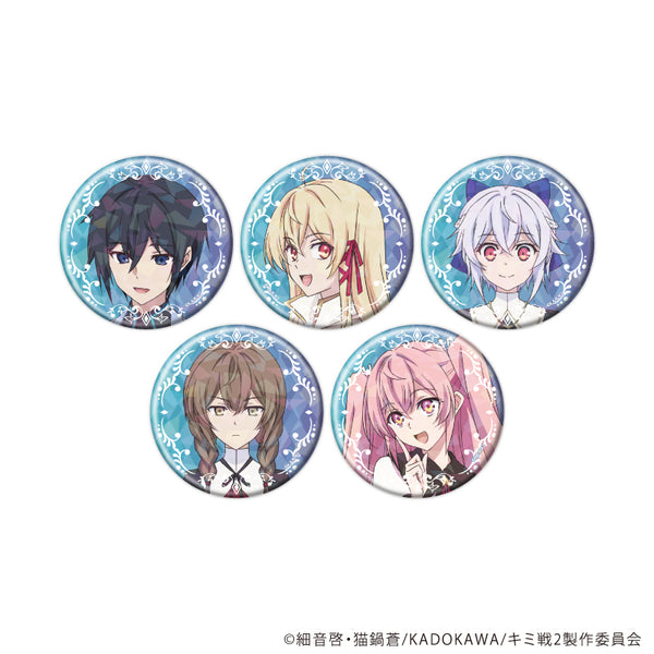 『キミと僕の最後の戦場、あるいは世界が始まる聖戦 Season II』ホログラム缶バッジ(57mm)01/コンプリートセット(全5種)(公式イラスト)