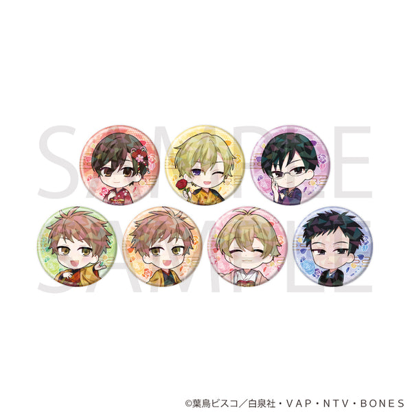 『桜蘭高校ホスト部』ホログラム缶バッジ(57mm)02/コンプリートセット(全7種)(ミニキャライラスト)