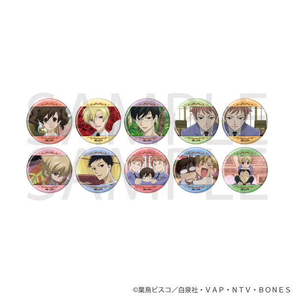 『桜蘭高校ホスト部』缶バッジ01/コンプリートセット(全10種)(場面写イラスト)