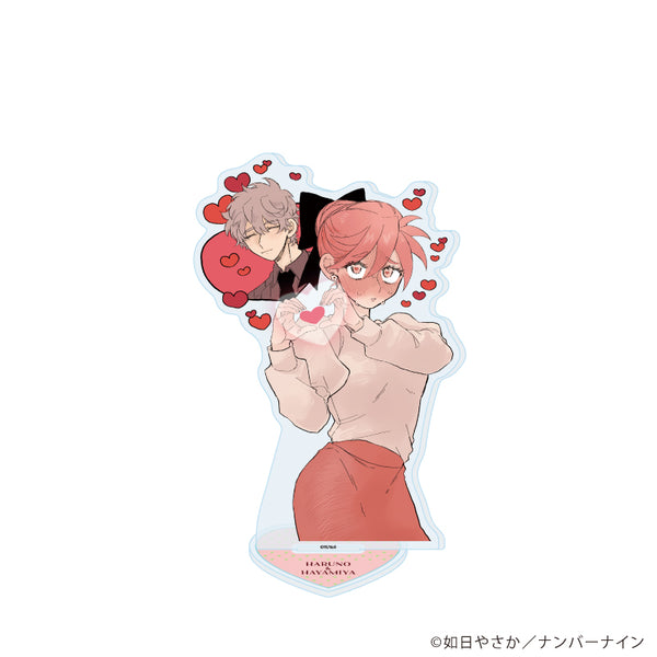 『晴野さんのことなんて全然好き』アクリルスタンド05/早宮 鈴里&晴野 光之助C(公式イラスト)