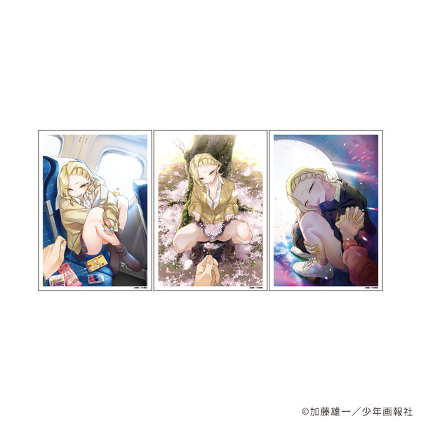 『やんちゃギャルの安城さん』REPLICA GENGA 3枚セット01/A(公式イラスト)