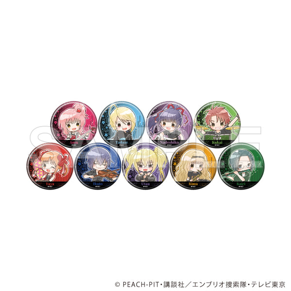 『しゅごキャラ!』缶バッジ06/バンドver. コンプリートセット(全9種)(グラフアートイラスト)