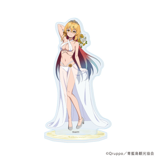『ぬきたし THE ANIMATION』アクリルスタンド05/片桐 奈々瀬 水着ウェディングver.(描き下ろしイラスト)