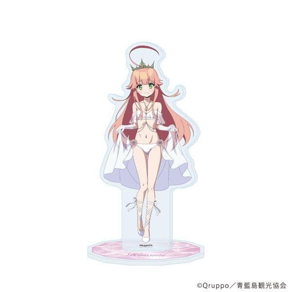 『ぬきたし THE ANIMATION』アクリルスタンド06/渡会 ヒナミ 水着ウェディングver.(描き下ろしイラスト)