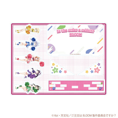 『ご注文はうさぎですか?BLOOM』アクリルジオラマ01/チアリーダーver.(描き下ろしイラスト)【202609再販】