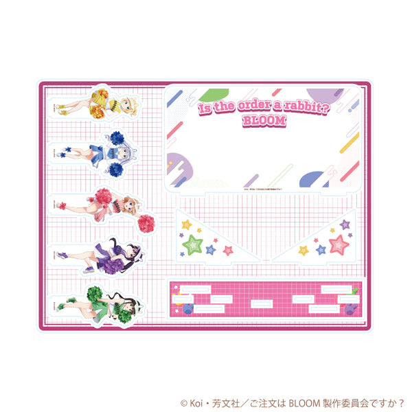 『ご注文はうさぎですか?BLOOM』アクリルジオラマ01/チアリーダーver.(描き下ろしイラスト)