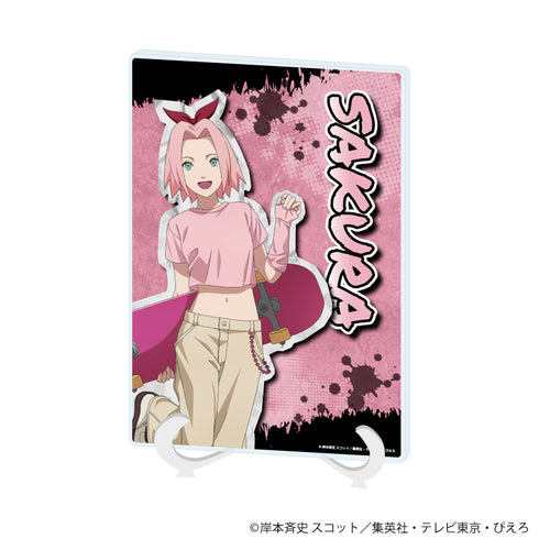 《火影忍者 疾风传》亚克力艺术板(A5尺寸)05/春野樱 街头时尚版(全新绘制插画)