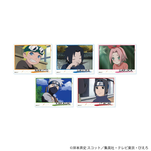 "NARUTO Shippuden" Mini Acrylic Plate 08 / Complete Set (5 Varieties Total) (Scene Illustrations)