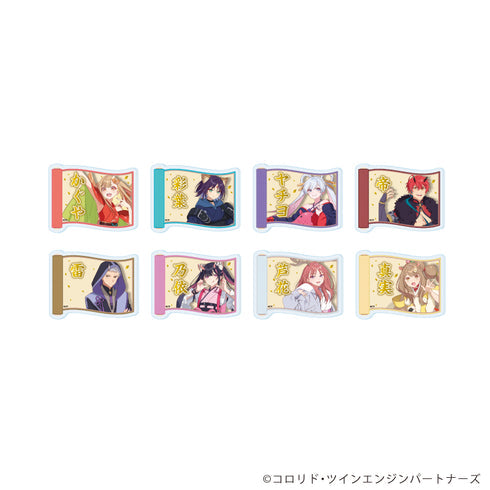 『超かぐや姫!』アクリルプレートバッジ01/ブラインド(全8種)(公式イラスト)【BOX】【202608再販】