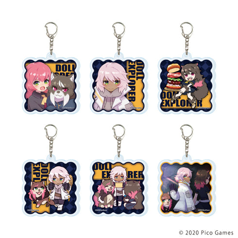 『DOLL EXPLORER』アクリルキーホルダー01/コンプリートセット(全6種)(公式&描き下ろしイラスト)