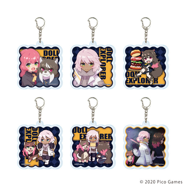 『DOLL EXPLORER』アクリルキーホルダー01/コンプリートセット(全6種)(公式&描き下ろしイラスト)