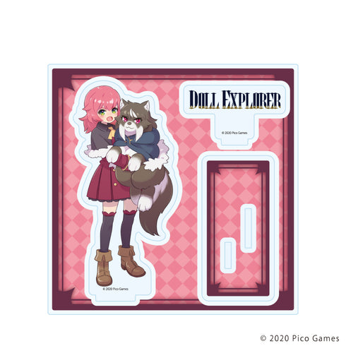 『DOLL EXPLORER』アクリルスタンドプレート01/ティア&リリス(描き下ろしイラスト)
