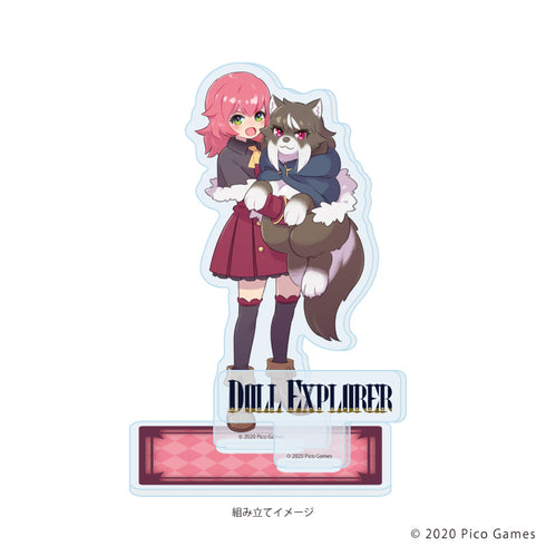 『DOLL EXPLORER』アクリルスタンドプレート01/ティア&リリス(描き下ろしイラスト)