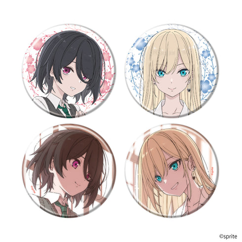 『everlasting flowers』缶バッジ02/コンプリートセット(全4種)(公式イラスト)