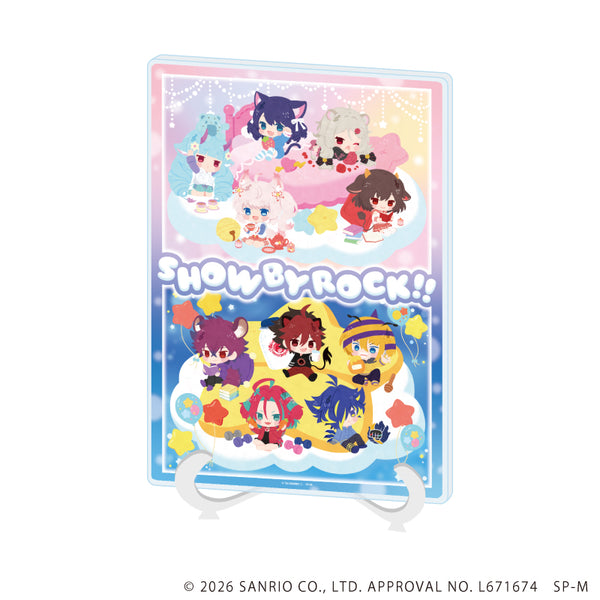 『SHOW BY ROCK!!』アクリルアートボード(A5サイズ)05/集合デザイン(ミニキャライラスト)