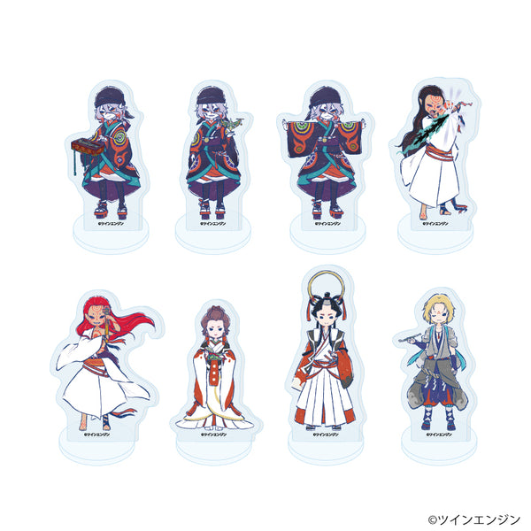 "Mononoke: Chapter 3 - The Snake God" Acrylic Mini Stand 01 / Complete Set (All 8 Varieties) (Graph Art Illustration)