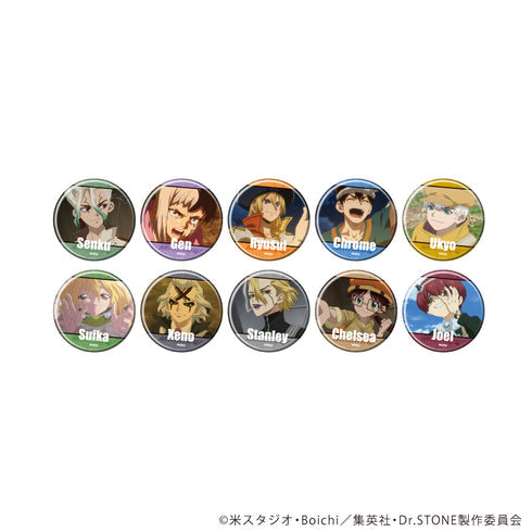 『Dr.STONE』缶バッジ42/ブラインド(全10種)(場面写イラスト)【BOX】【202609再販】