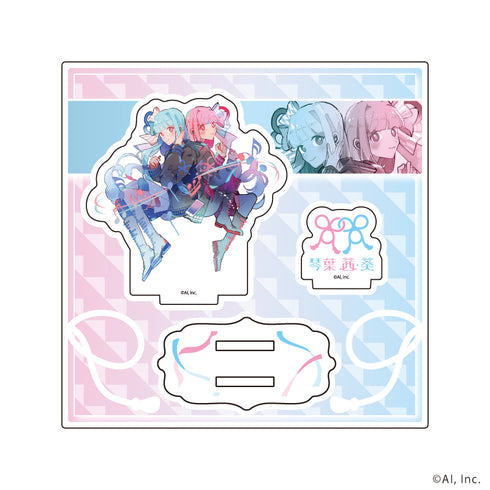 『琴葉 茜・葵』アクリルスタンドプレート06/琴葉 茜&琴葉 葵F(公式イラスト)