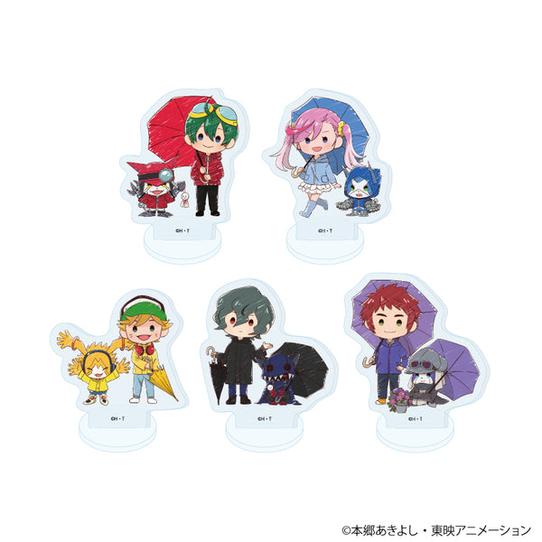 『デジモンユニバース アプリモンスターズ』アクリルぷちスタンド01/梅雨ver. コンプリートセット(全5種)(グラフアートイラスト)