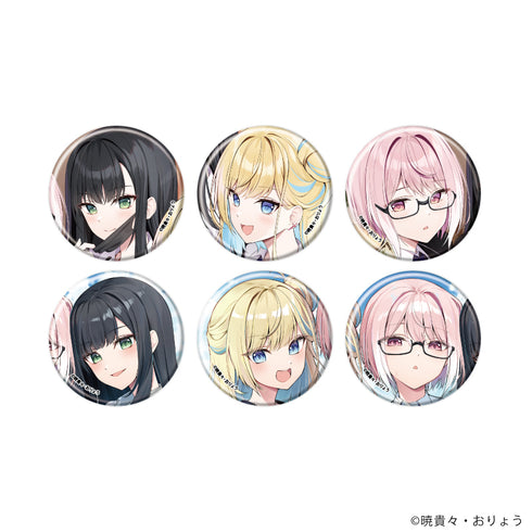 『校内三大美女のヒモしてます』缶バッジ01/コンプリートセット(全6種)(公式イラスト)