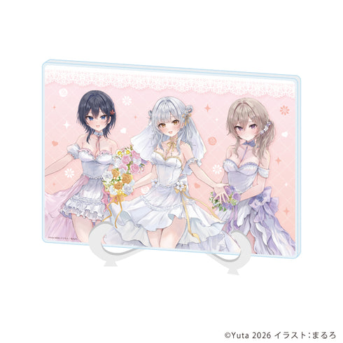 『お前ら早く結婚しろよっ!そう言われてる女子が3人いるんですけど?』アクリルアートボード(A5サイズ)01/集合デザイン(描き下ろしイラスト)