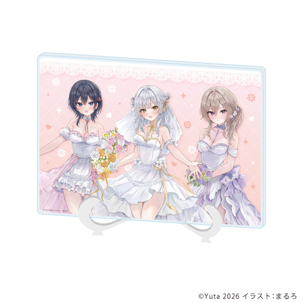 『お前ら早く結婚しろよっ!そう言われてる女子が3人いるんですけど?』アクリルアートボード(A5サイズ)01/集合デザイン(描き下ろしイラスト)